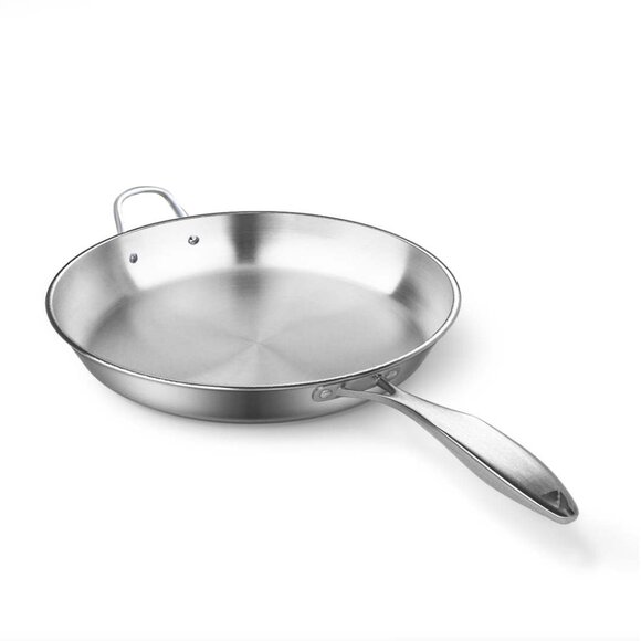 SOGA 34cm Stainless Steel Fry Pan - Picture 12 of 15